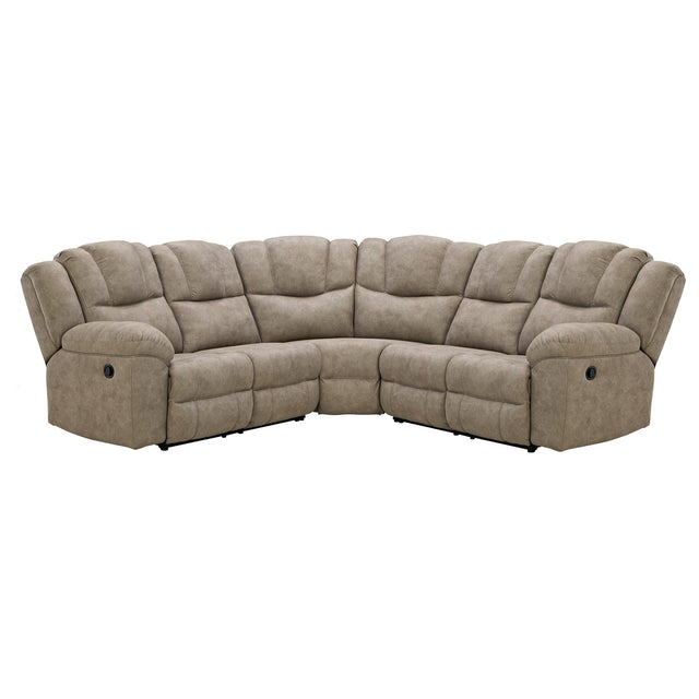 Pearce-Pike Birch 3 Piece Reclining Sectional QK1106236