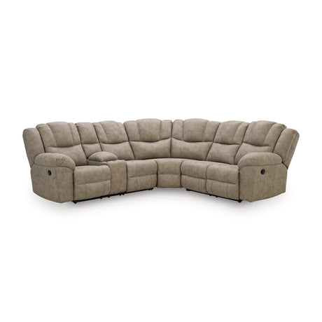 Pearce-Pike Birch 3 Piece Left Console Reclining Sectional QK1106242