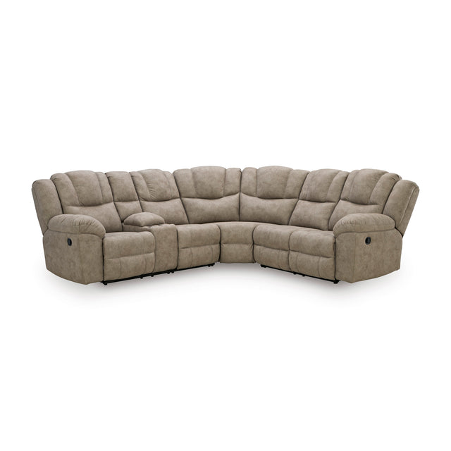 Pearce-Pike Birch 3 Piece Left Console Reclining Sectional QK1106242