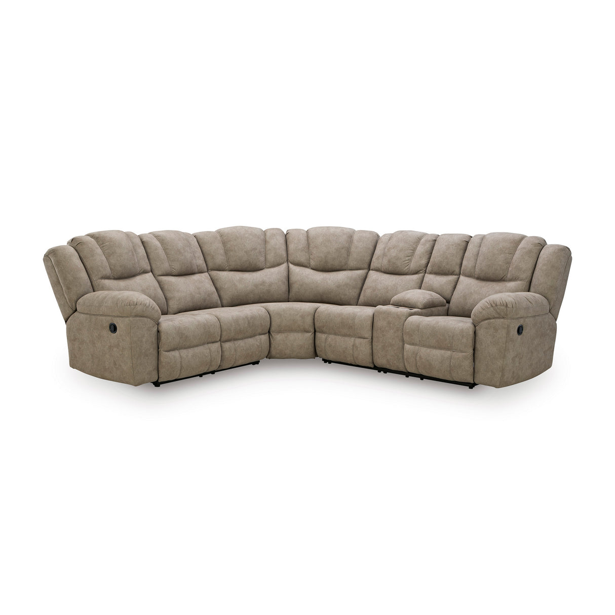Pearce-Pike Birch 3 Piece Right Console Reclining Sectional QK1106243
