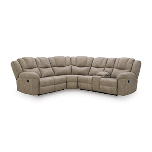 Pearce-Pike Birch 3 Piece Right Console Reclining Sectional QK1106243