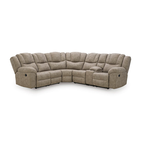 Pearce-Pike Birch 3 Piece Right Console Reclining Sectional QK1106243