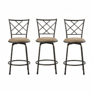 Nexus Bronze Set of 3 Barstools QK1106255