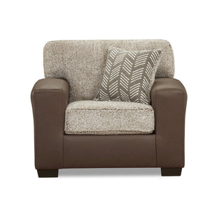 Saddlebrook Shearling Mocha Chair QK1106366
