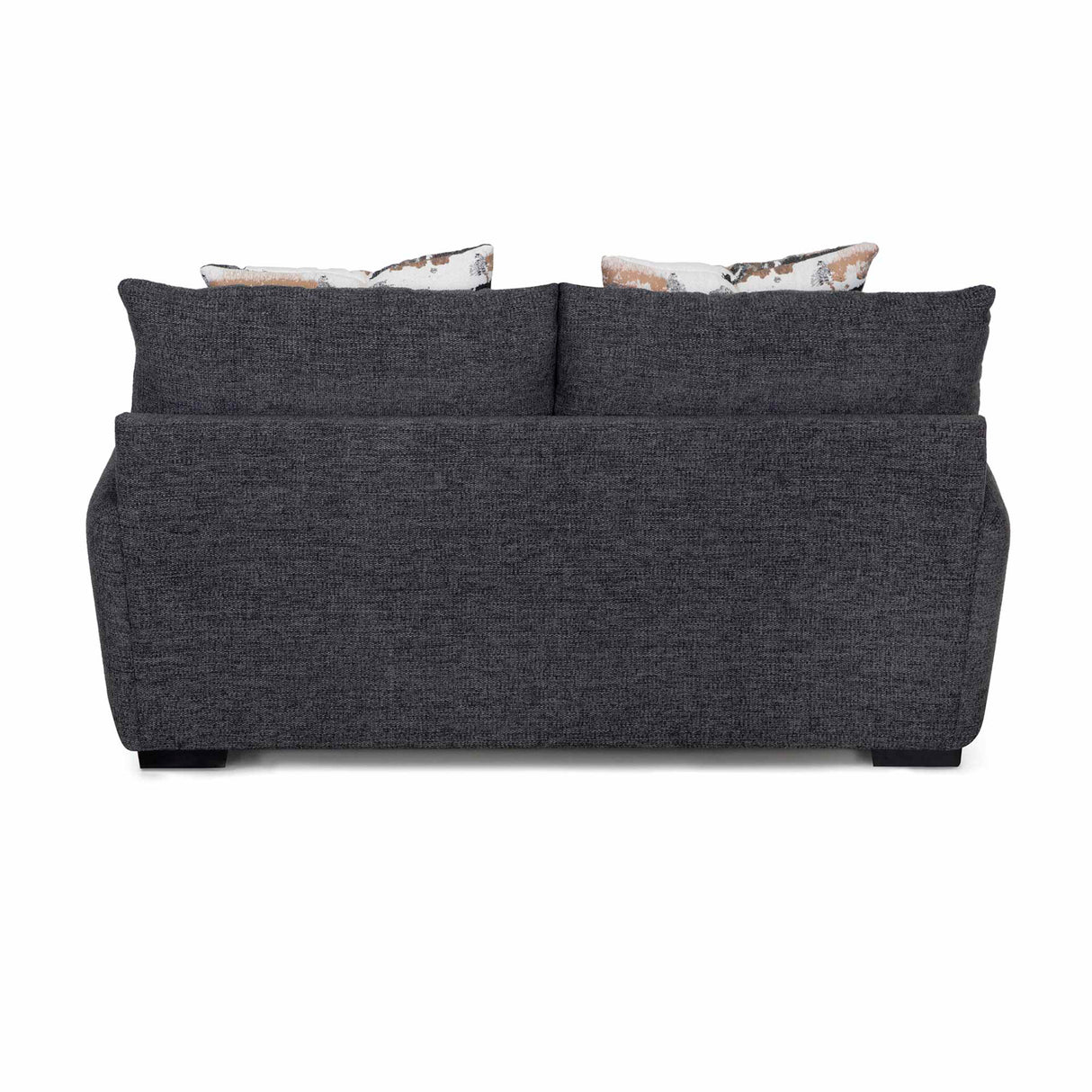 Back view of Wake Slate Loveseat