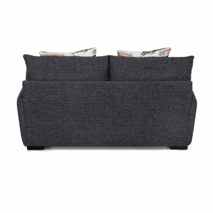 Back view of Wake Slate Loveseat