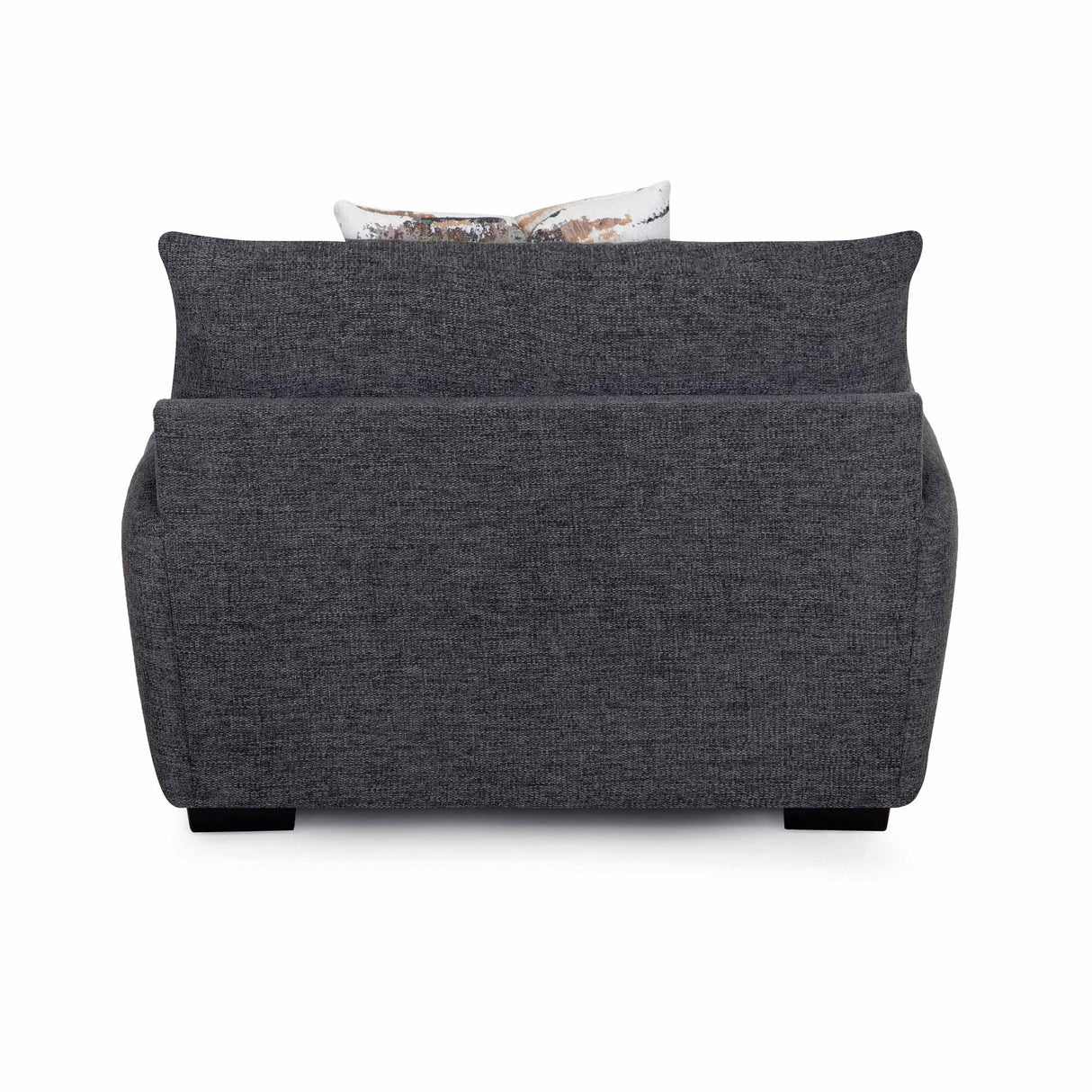 Back view of Wake Slate Oversized Chair
