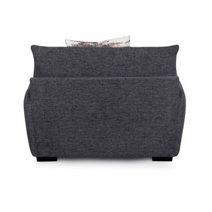 Back view of Wake Slate Oversized Chair