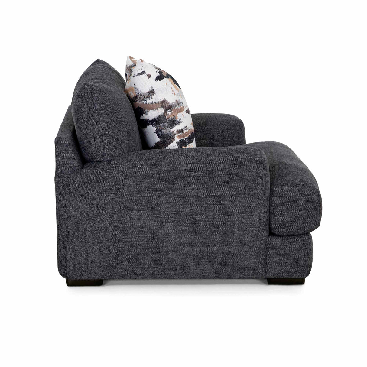 Side view of Wake Slate Oversized Chair
