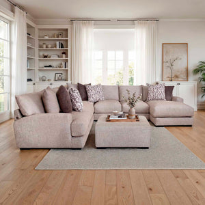 Wake 4 Piece Right Chaise Sectional