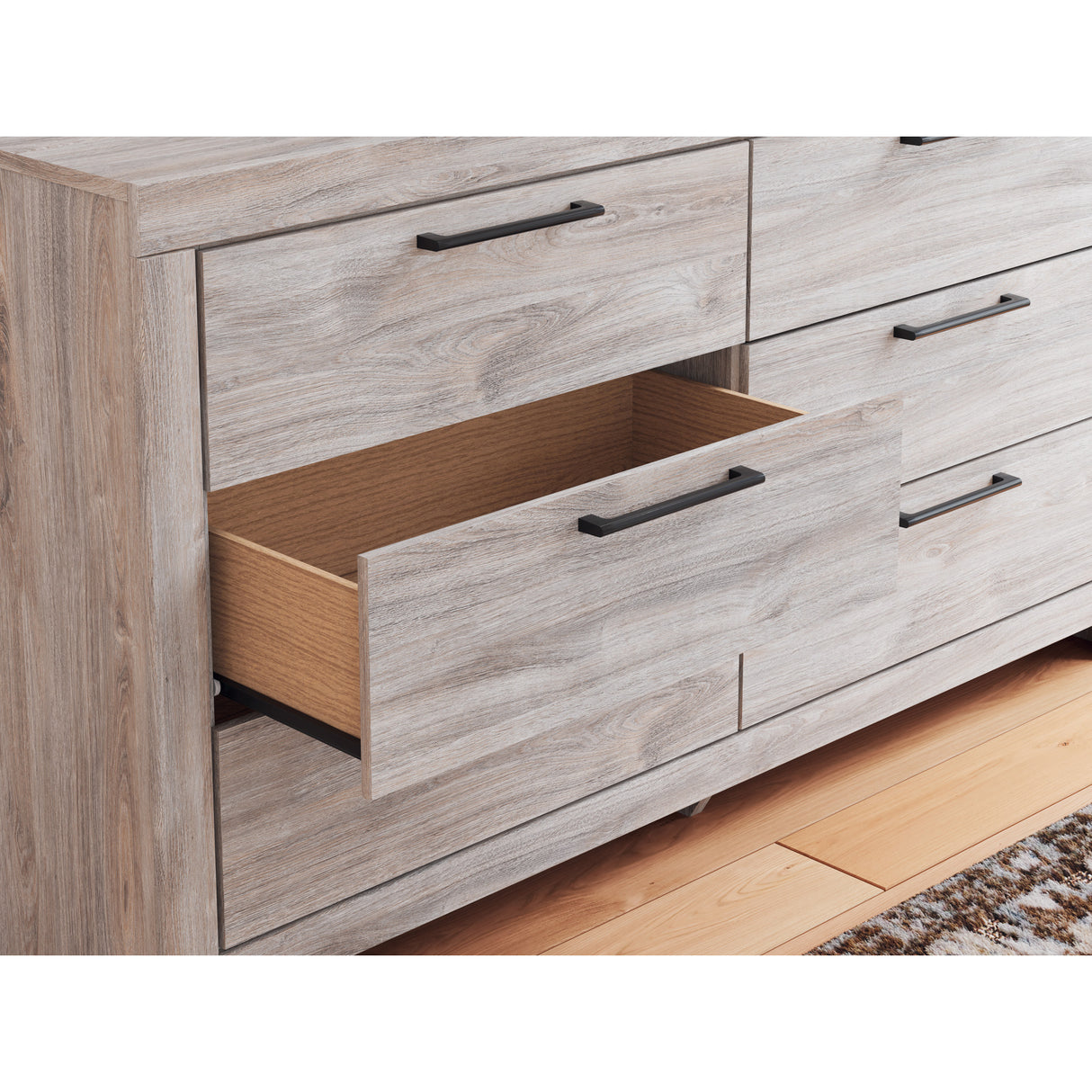 Detail view of Broachmyn Gray Dresser