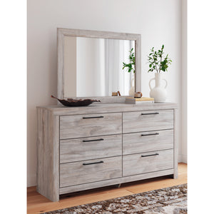 A room setting featuring Broachmyn Gray Mirror
