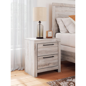 A room setting featuring Broachmyn Gray Nightstand