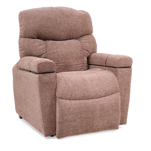 Front right view of Maya Maize Power Lift Chair Recliner