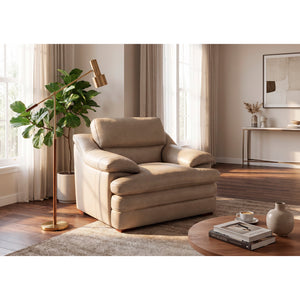 A room setting featuring Ellsworth Pebble Chair