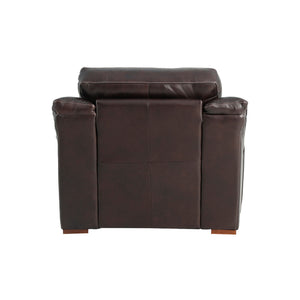 Back view of Ellsworth Dark Brown Chair