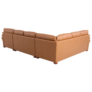 Back view of Moldova Antelope 3 Piece Right Chaise Sectional