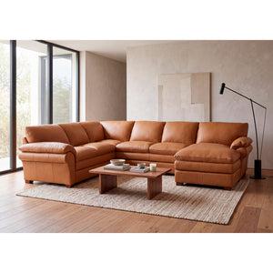 A room setting featuring Moldova Antelope 3 Piece Right Chaise Sectional