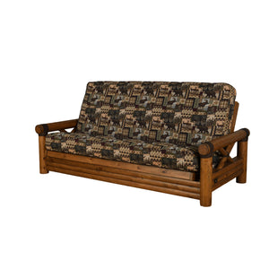 Front right view of Northwoods Peter's Cabin Studio Sleeper Futon Mattress