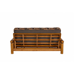 Back view of Northwoods Peter's Cabin Studio Sleeper Futon Mattress
