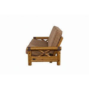 Side view of Natural Beauty Taupestone Studio Sleeper Futon Mattress