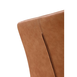 Back view of Nicoya Buckskin Dining Chair