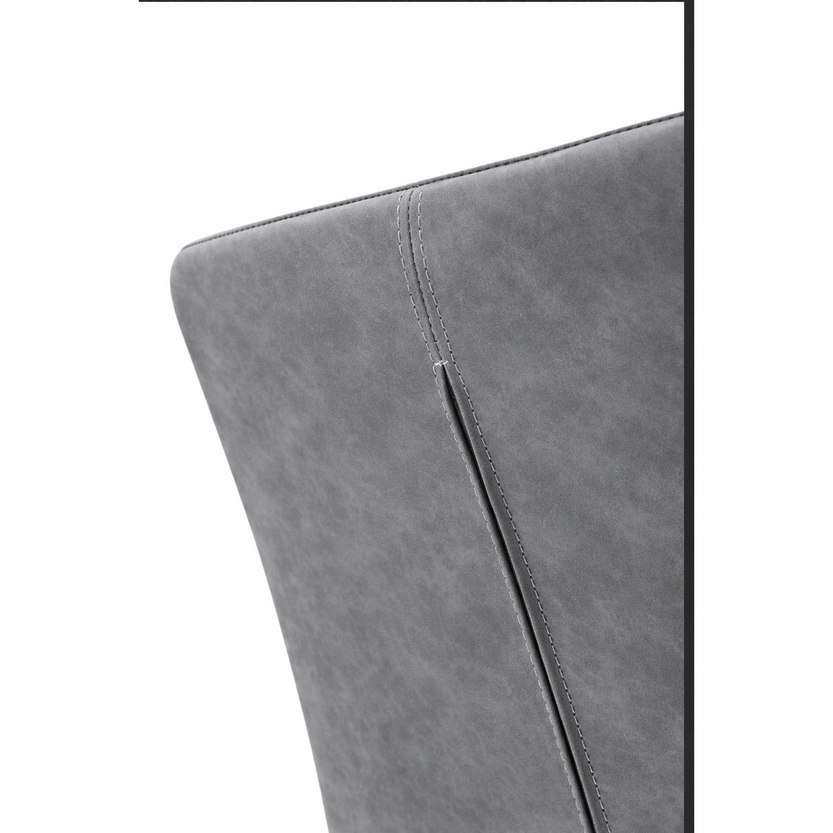 Back view of Nicoya Steel Gray Dining Chair