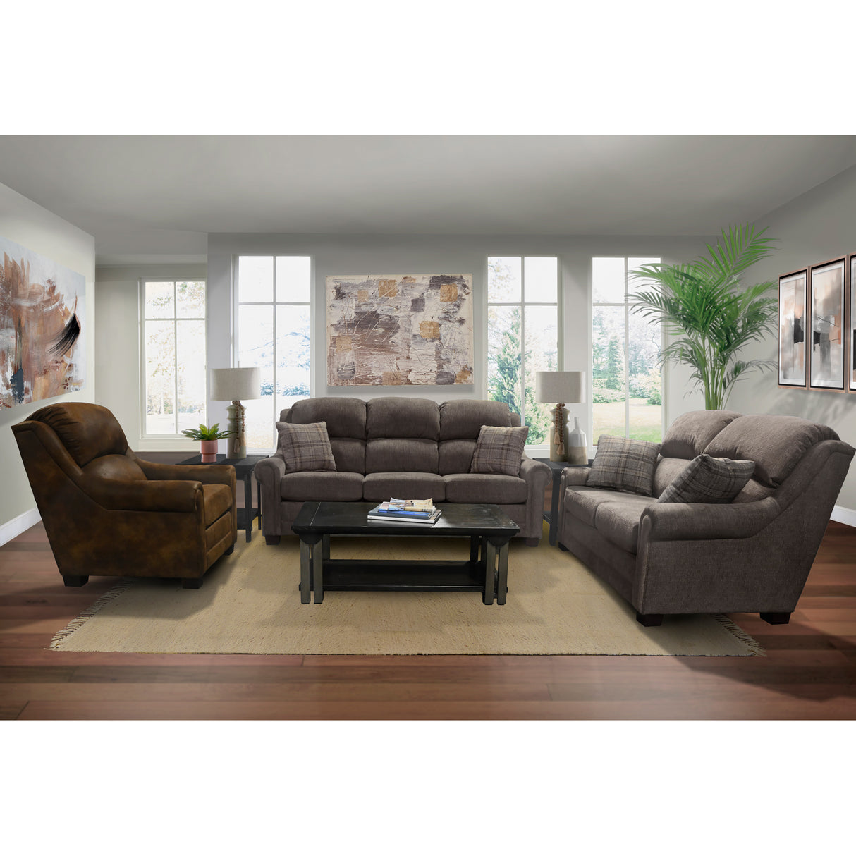 A room setting featuring Redcliffe Tobacco Chair