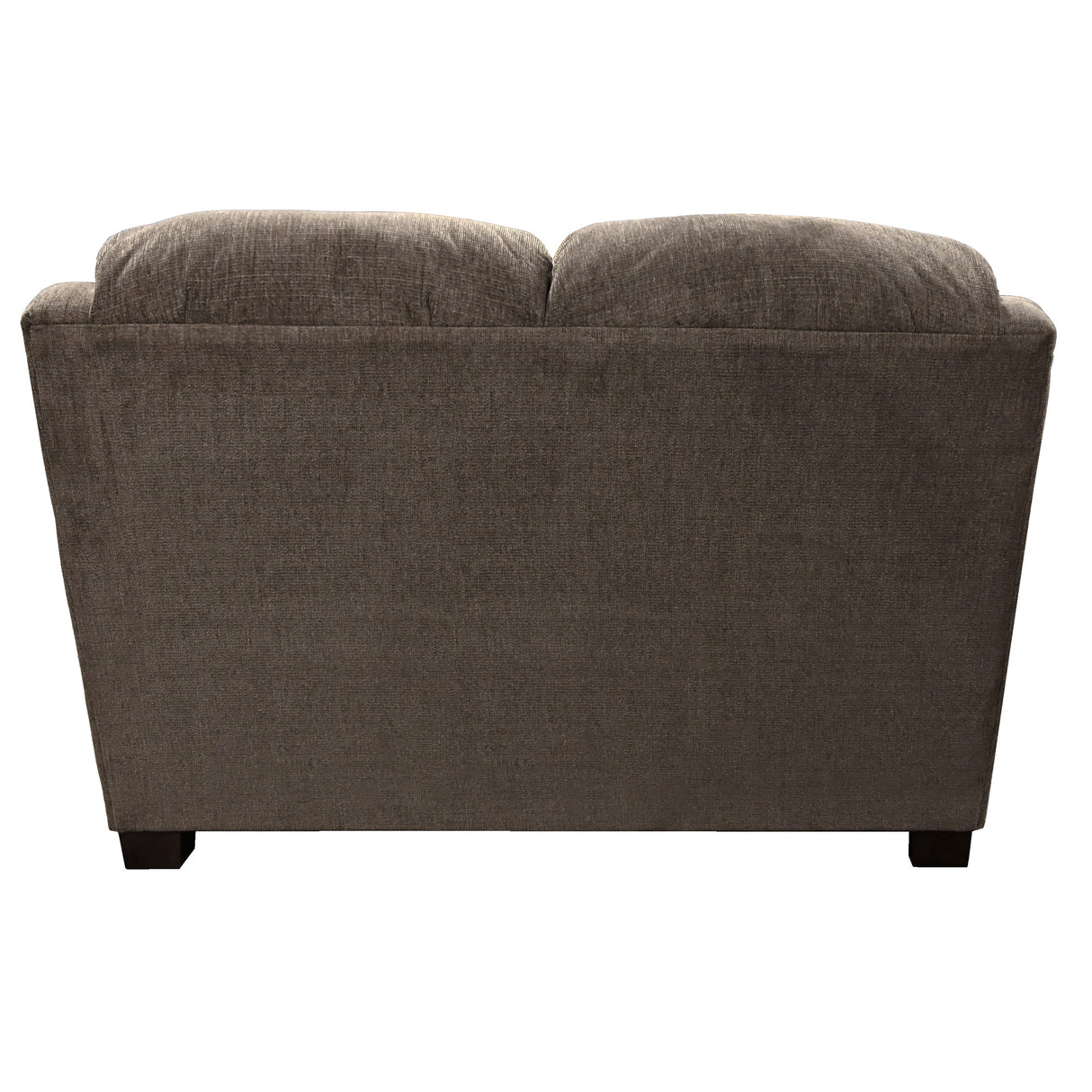 Back view of Redcliffe Truffle Nail Head Loveseat