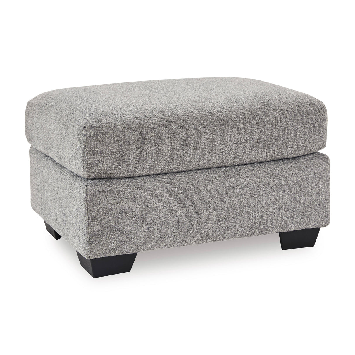 Front right view of Loreo Flint Ottoman