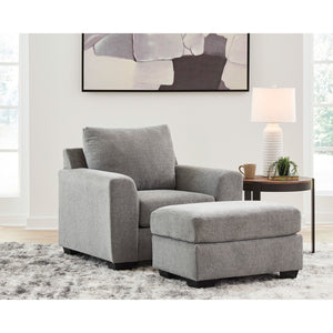 Room setting 2 featuring Loreo Flint Ottoman