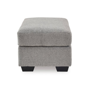Side view of Loreo Flint Ottoman
