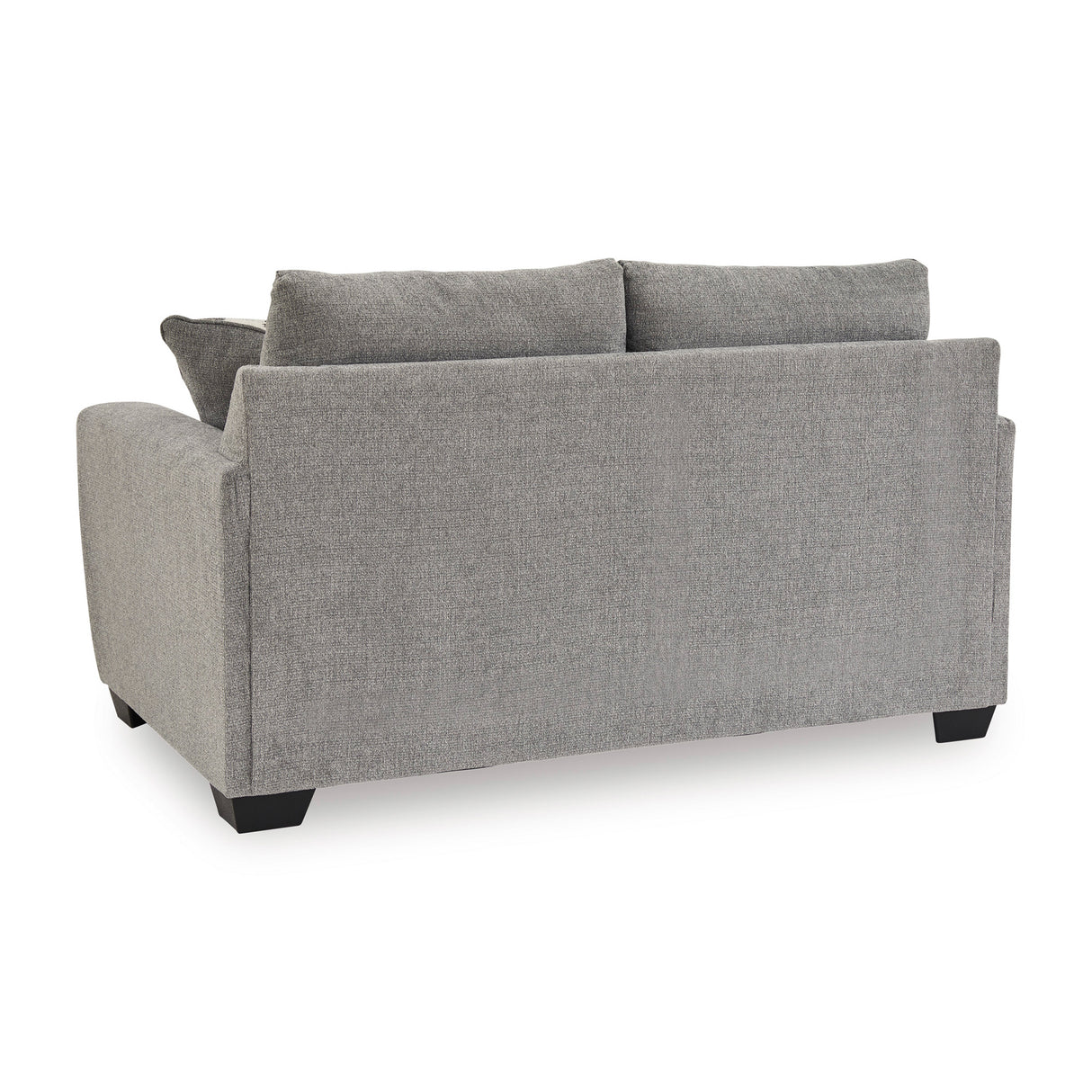 Back view of Loreo Flint Loveseat