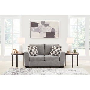A room setting featuring Loreo Flint Loveseat