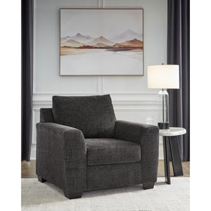 A room setting featuring Loreo Ebony Chair