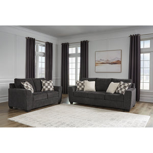 Room setting 2 featuring Loreo Ebony Loveseat