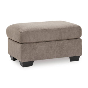 Front right view of Loreo Truffle Ottoman