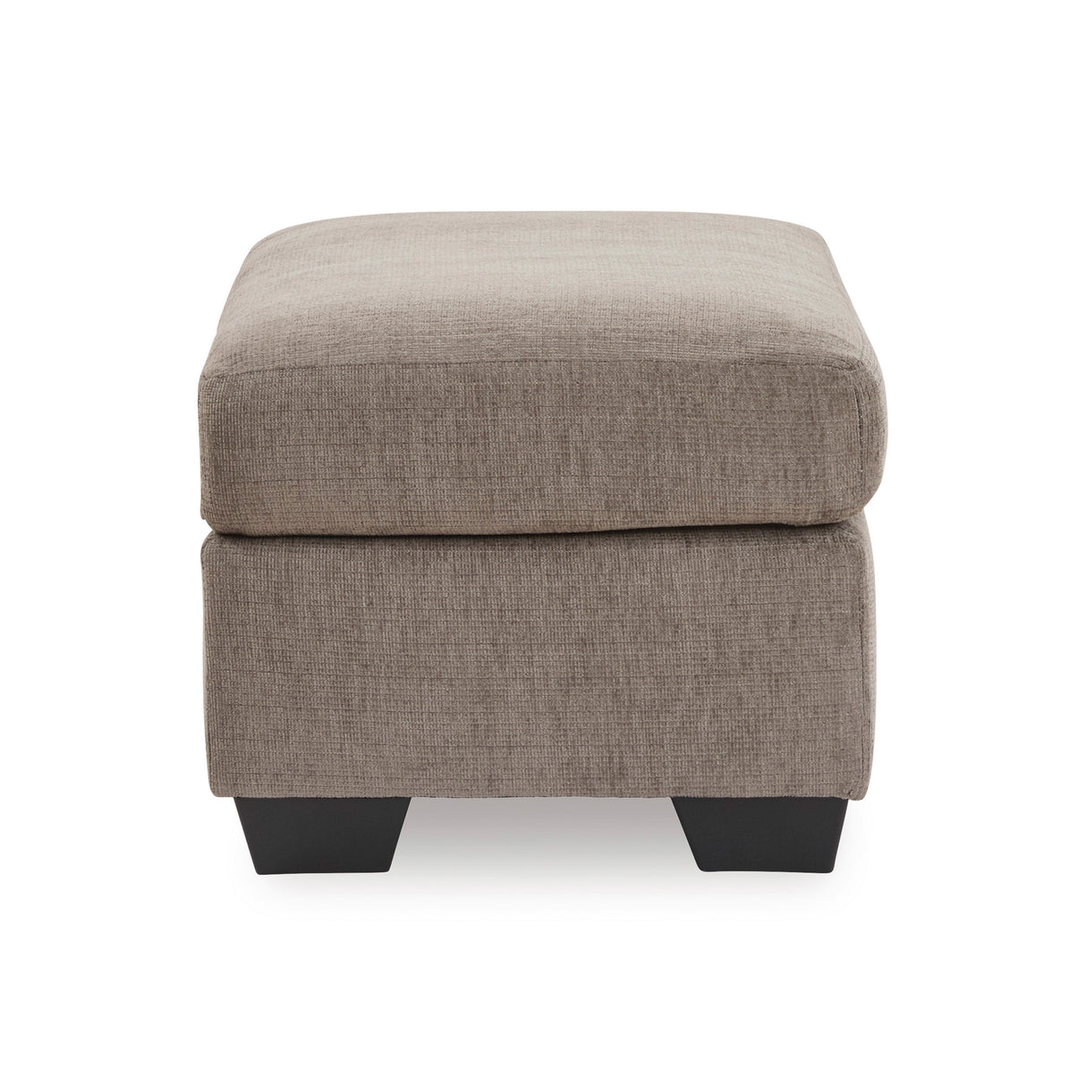 Side view of Loreo Truffle Ottoman