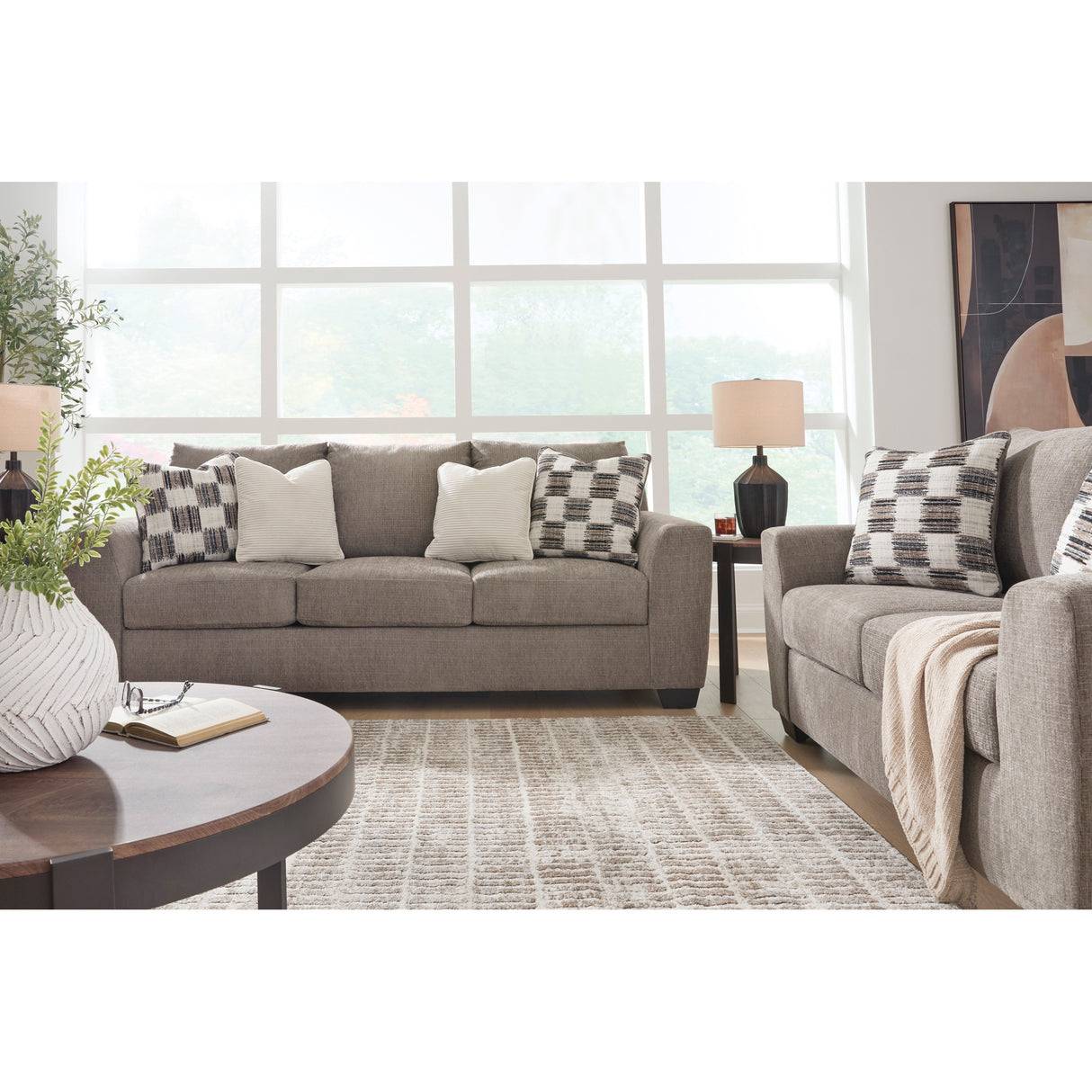 Room setting 7 featuring Loreo Truffle Sofa