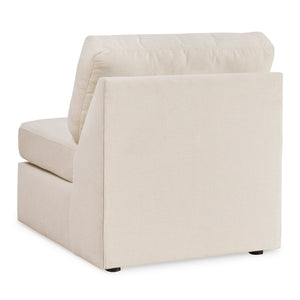 Back view of Modmax Oyster Armless Chair