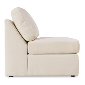 Side view of Modmax Oyster Armless Chair