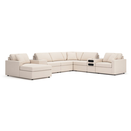 Modmax Oyster 8 Piece Left Chaise Sectional QK1107334