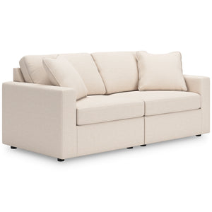 Front right view of Modmax Oyster 2 Piece Loveseat