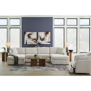 A room setting featuring Modmax Oyster 4 Piece Dual Chaise Sectional