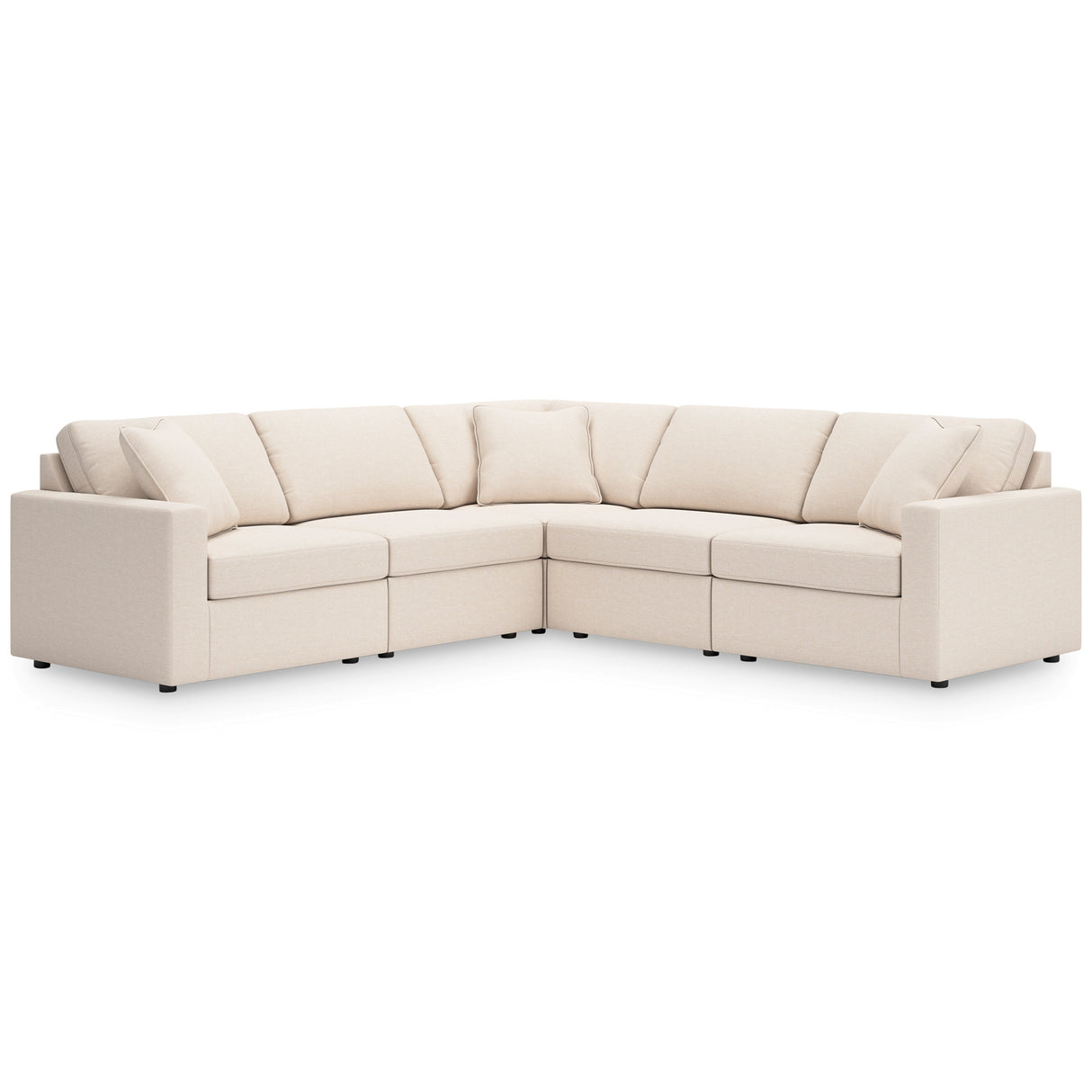 Front right view of Modmax Oyster 5 Piece Sectional