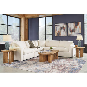 A room setting featuring Modmax Oyster 5 Piece Sectional