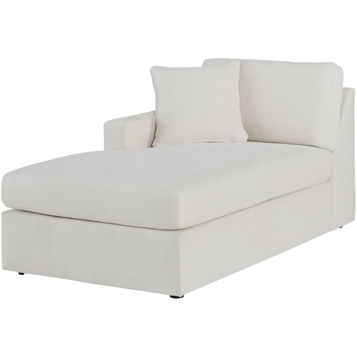 Front right view of Modmax Oyster Left Chaise