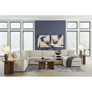 A room setting featuring Modmax Oyster Right Chaise