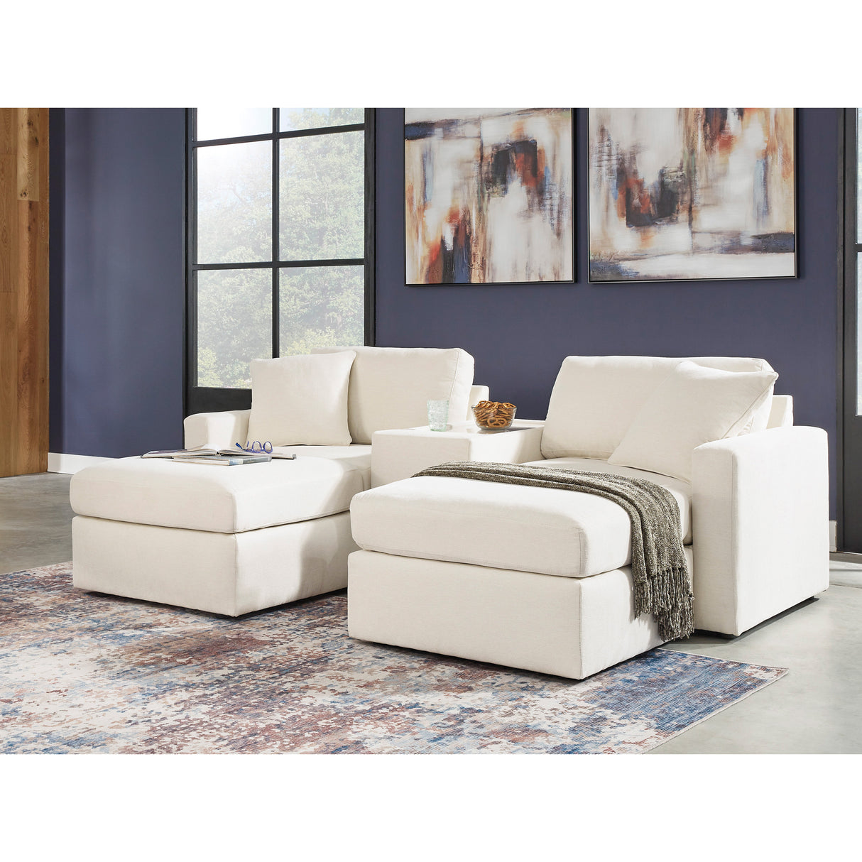 Room setting 2 featuring Modmax Oyster Right Chaise