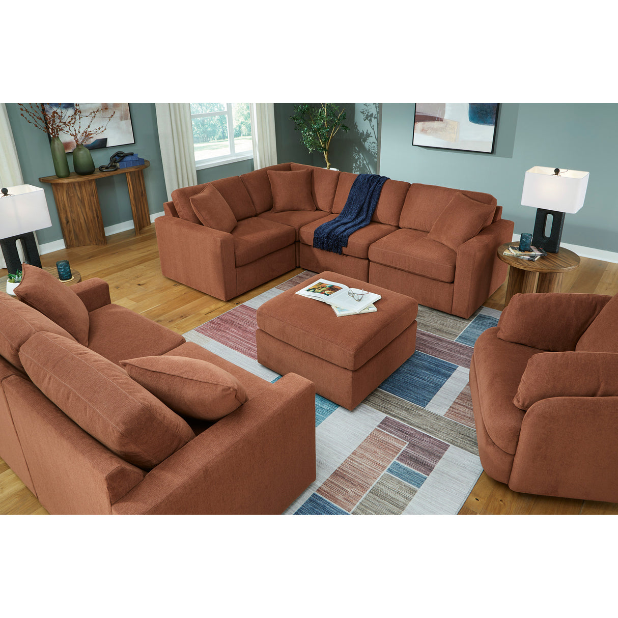 Room setting 2 featuring Modmax Spice Corner Wedge